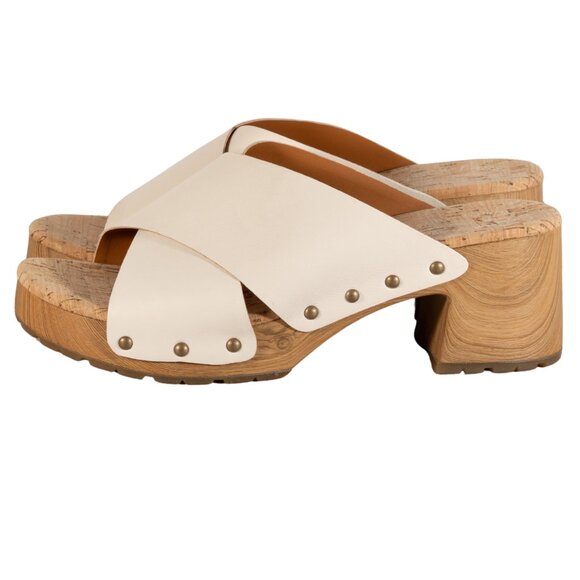 Kork-Ease Women's Tatum Leather 2-3/4" Heel Winter White, 10M US - Picture 5 of 13